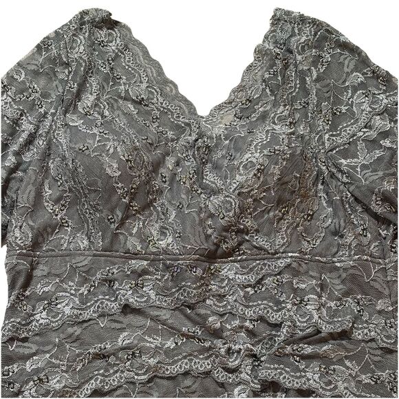 May Queen 4XL Formal Dress Lace Beaded Mother Of The Bride cocktail party - Picture 3 of 8